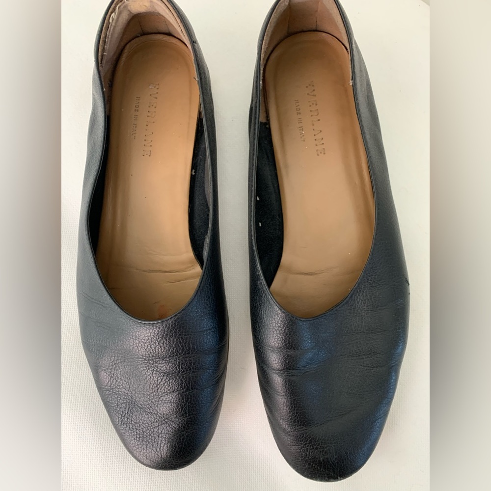 Everlane Day Glove, Black Leather, Size 7
